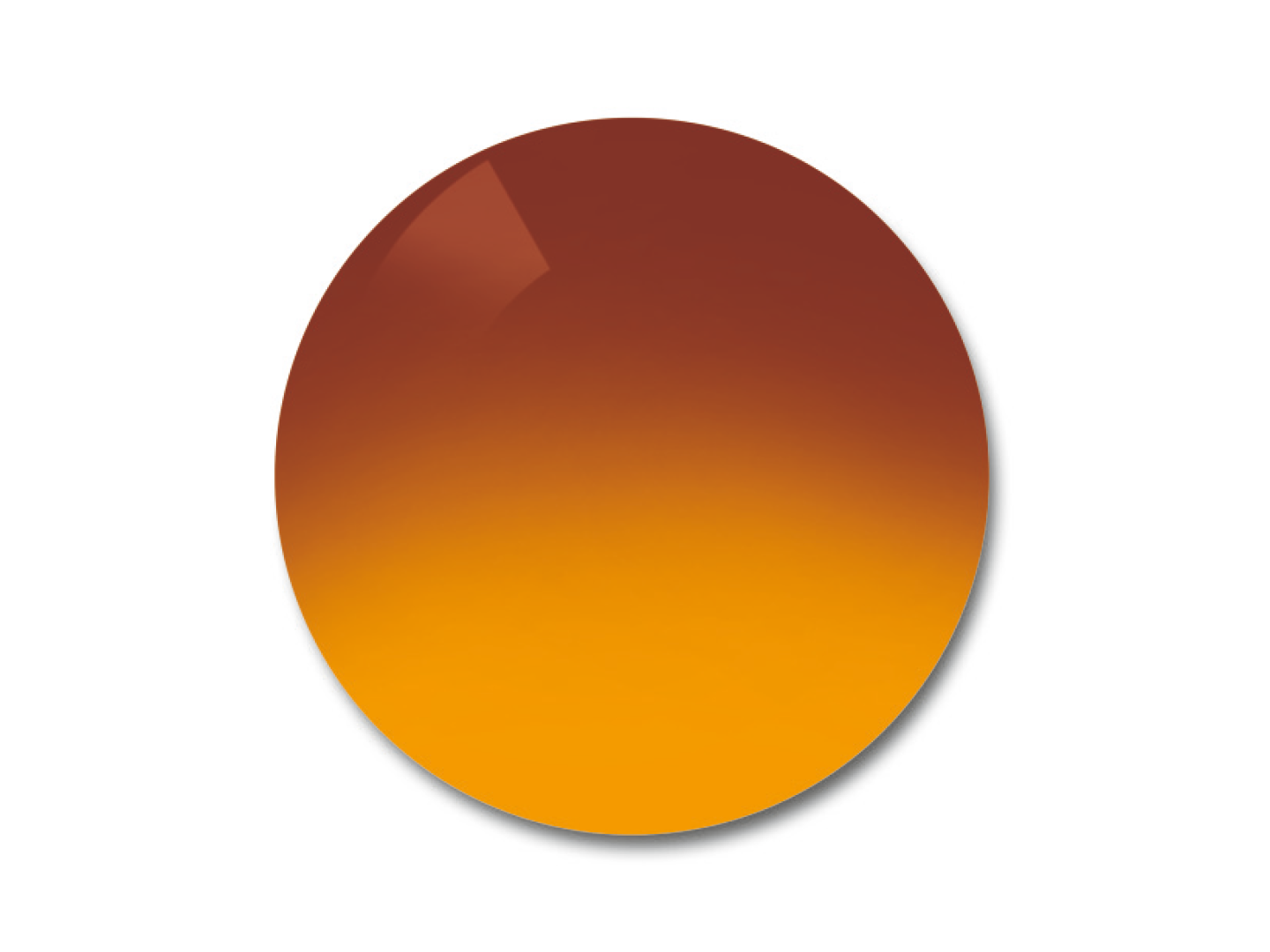 Väriesimerkki ProGolf Gradient 75/25 % -linssiväristä. 