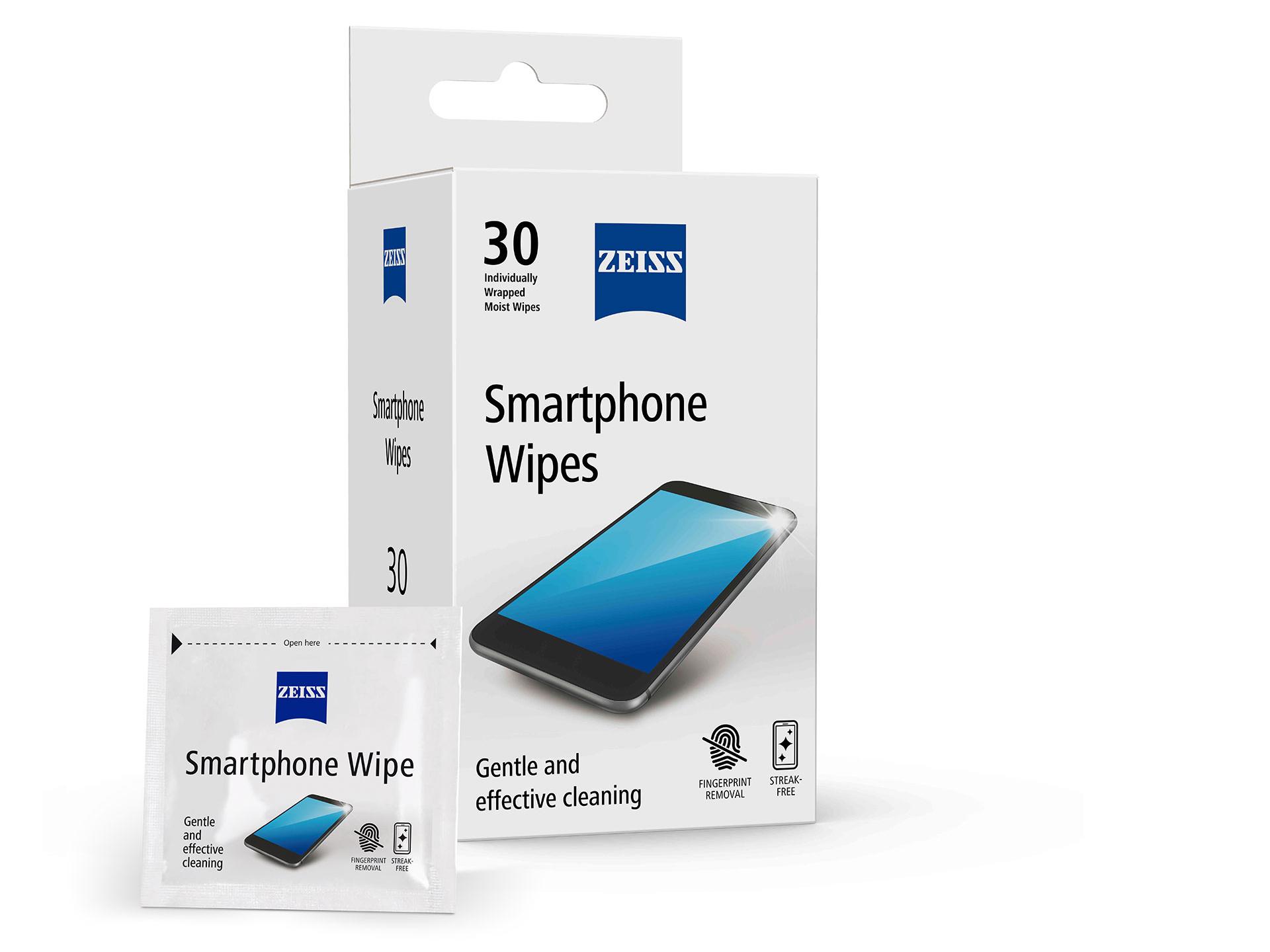 ZEISS Smartphone Wipes -älypuhelinpyyhkeet